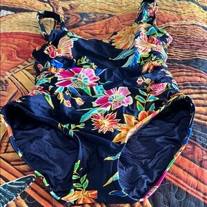 Vibrant Floral One Piece Swimsuit